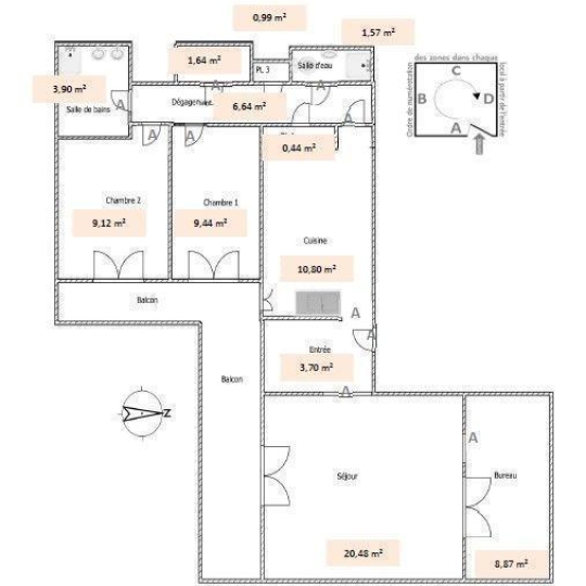 Annonces SURESNES : Appartement | COURBEVOIE (92400) | 77 m2 | 400 000 &euro; 