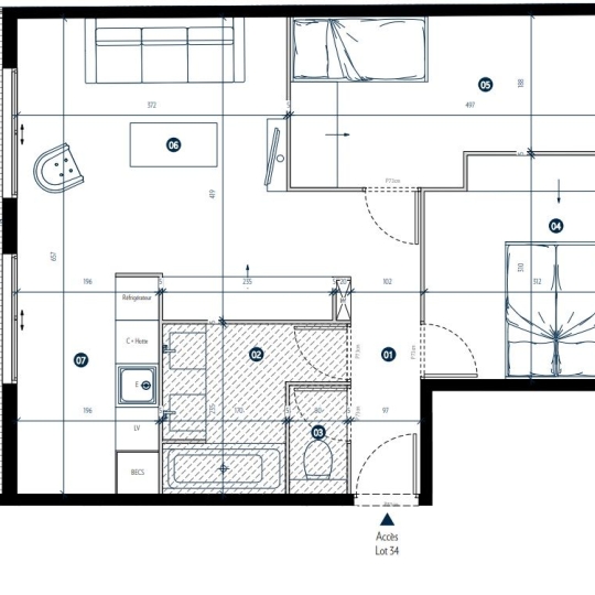  Annonces SURESNES : Appartement | PARIS (75019) | 52 m2 | 502 600 &euro; 
