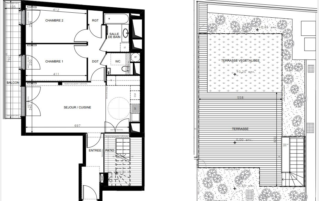 Annonces SURESNES : Appartement | PARIS (75018) | 64 m2 | 1 225 000 &euro; 