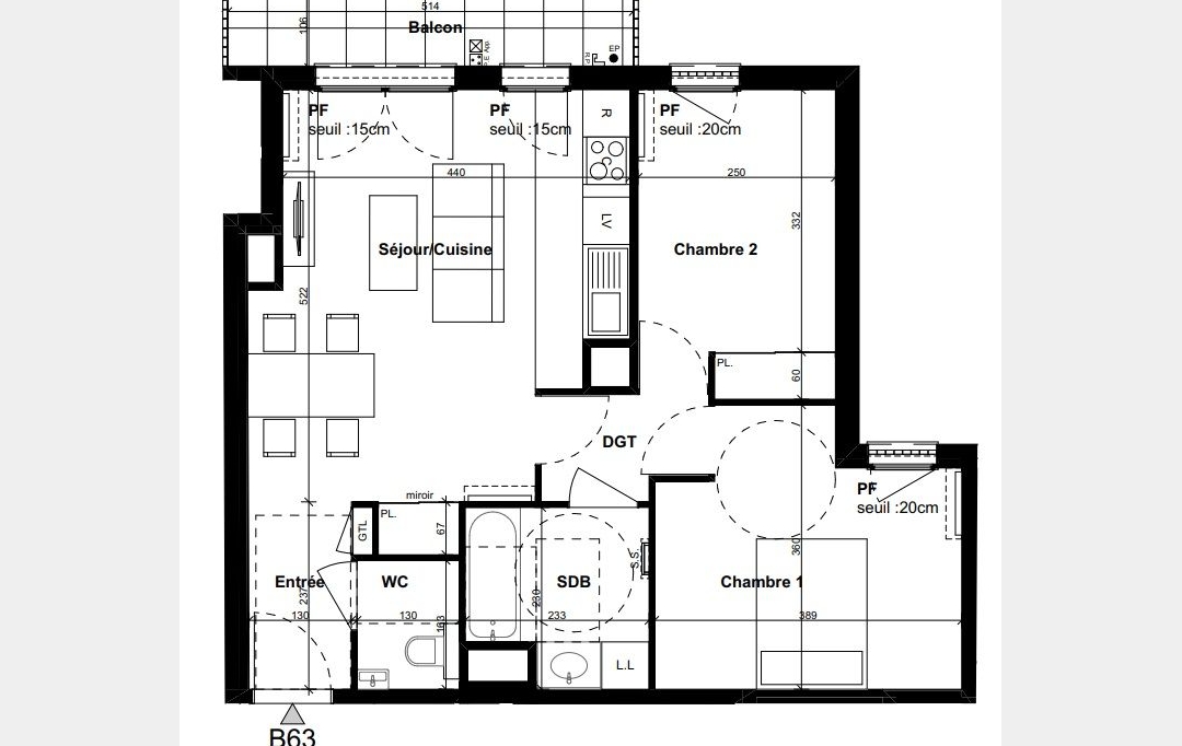 Annonces SURESNES : Appartement | BOULOGNE-BILLANCOURT (92100) | 57 m2 | 770 000 &euro; 