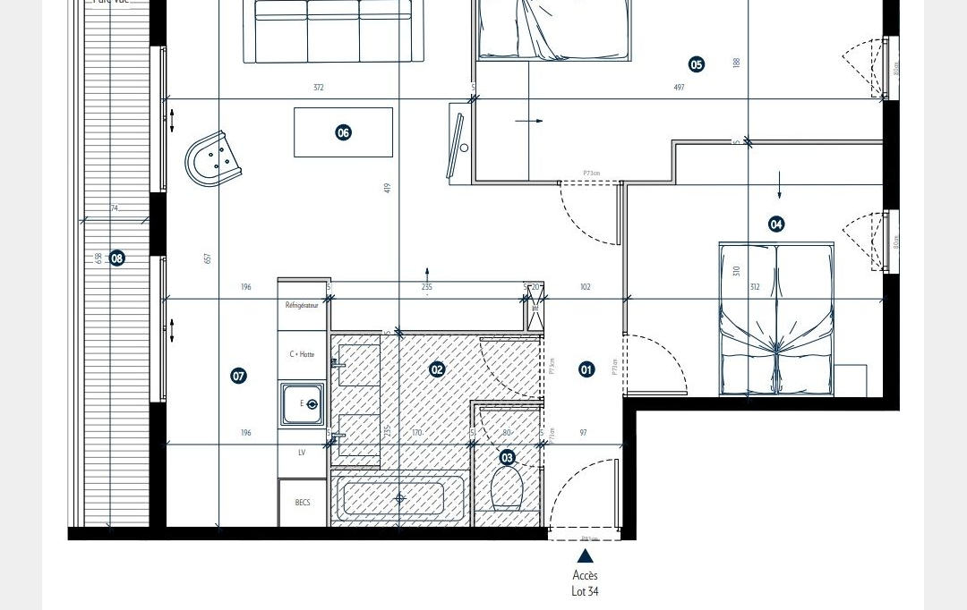 Annonces SURESNES : Appartement | PARIS (75019) | 52 m2 | 502 600 &euro; 
